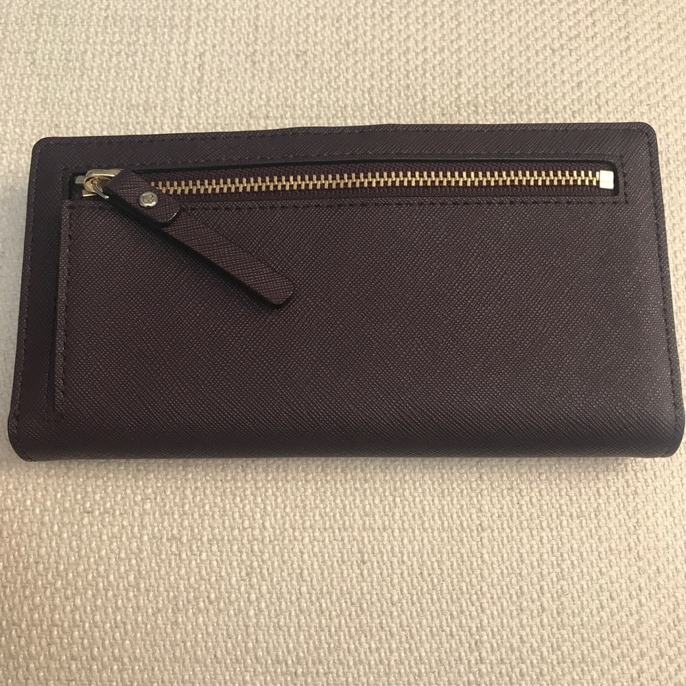 Kate Spade Laurel Way Wallet Mahogany - Picture 6 of 6